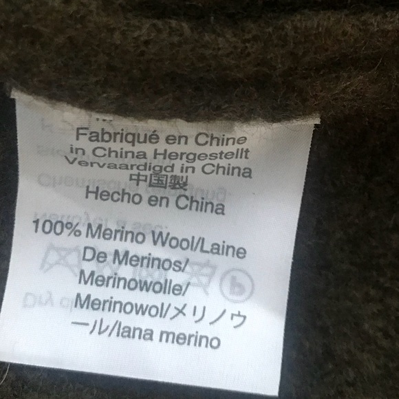 Sold Olive Green Camden Sweater Wool Coat XXS - Picture 7 of 8